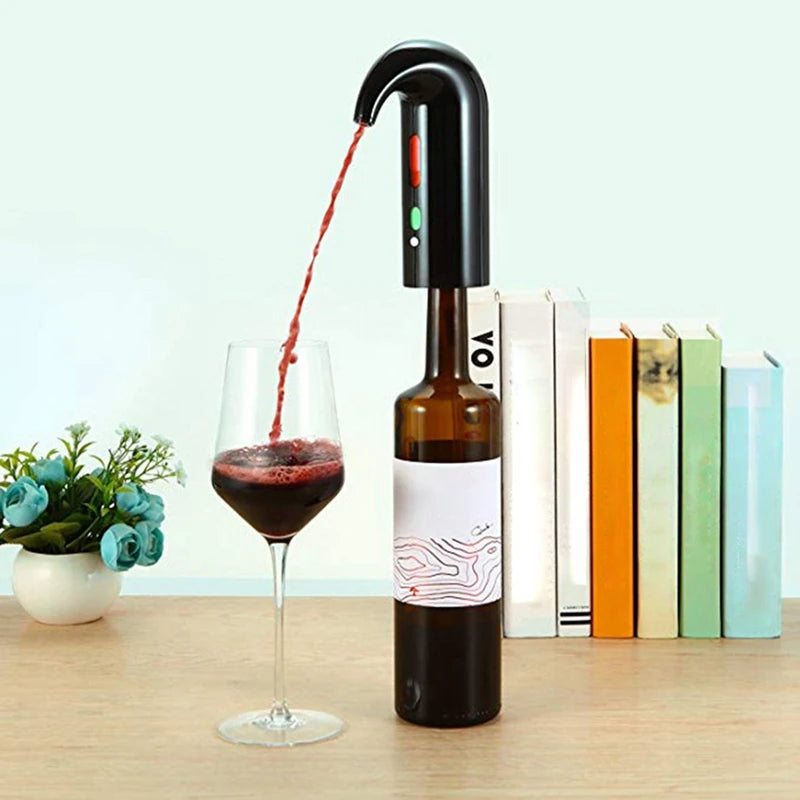 Electric Wine Pourer Aerator Dispenser Pump USB Rechargeable Cider Decanter Pourer Wine Accessories