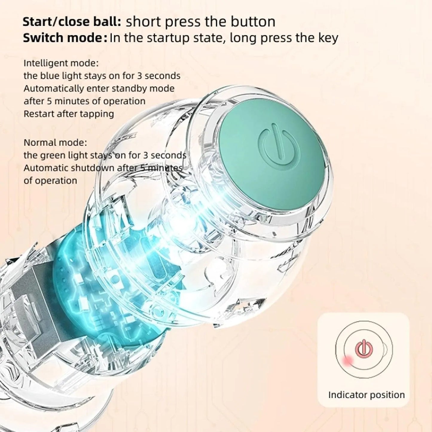 Electric Cat Ball Toys Automatic Rolling Smart Toys for Training  Kitten Toys for Indoor Interactive Playing oronomatopoeia toys